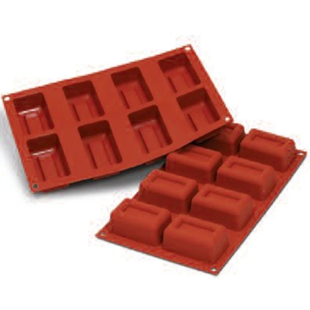 MOULE SILIKOMART PROFESSIONNEL SAVARINS RECTANGULAIRES -GAMME SILICON FLEX