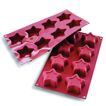 MOULE SILIKOMART PROFESSIONNEL ETOILES - GAMME SILICON FLEX