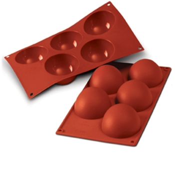 MOULE DEMI-SPHERES SILIKOMART PROFESSIONNEL - GAMME SILICON FLEX