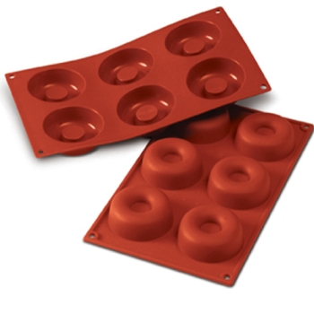 MOULE SAVARINS RONDS SILIKOMART PROFESSIONNEL - GAMME SILICON FLEX