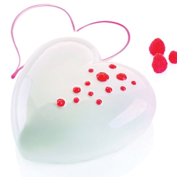MOULE SILICONE COEUR BOMBE