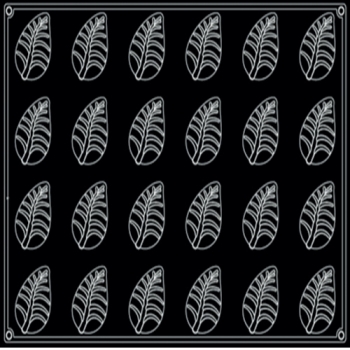 PLAQUE 24 FEUILLES  