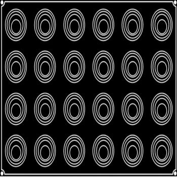 PLAQUE 24 SPIRALES