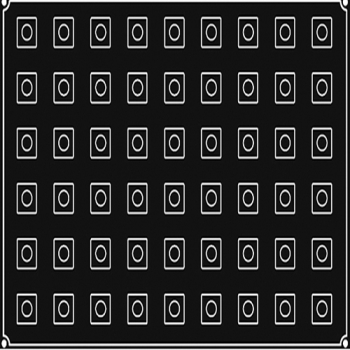 PLAQUE 54 MINI CUBES