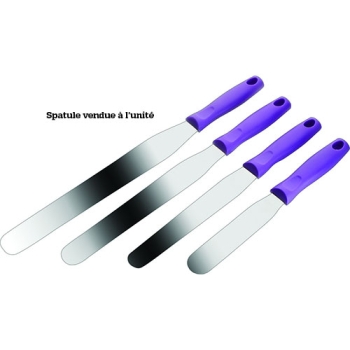 SPATULE FLEXIBLE INOX - Manche violet