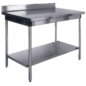 TABLE INOX AVEC DOSSERET