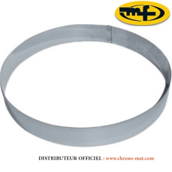 CERCLE INOX MOUSSE - Hauteur 45 mm