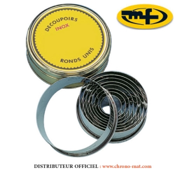 BOITES DECOUPOIRS LISSES RONDS INOX