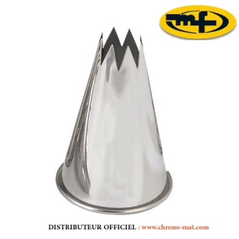 DOUILLE INOX CANNELEE