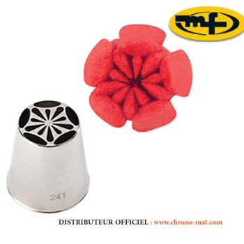 DOUILLE INOX - Spécial décor fleurs