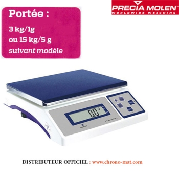 BALANCE DE LABORATOIRE - Portée 3 ou 15 kg