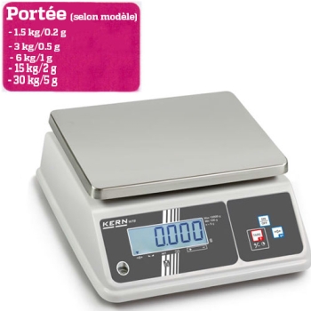 BALANCE  DE TABLE - Portée maximale 1.5 à 30 kg  - Lecture 0.2 à 5g selon modèle