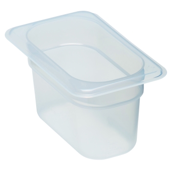 BOITE POLYPROPYLENE 1/9+COUVERCLE - 176X108 MM