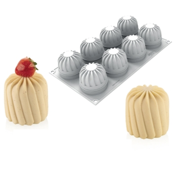 MOULE SILIKOMART PROFESSIONNEL 8 EMPREINTES HARMONY
