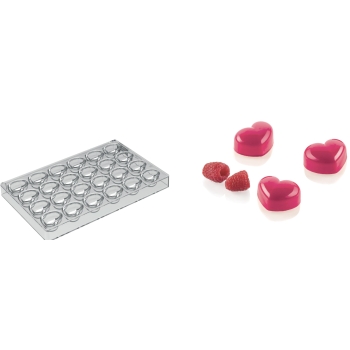 PLAQUE POLYCARBONATE SILIKOMART PROFESSIONNEL 24 COEURS