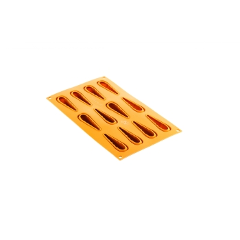 MOULE FLEXIBLE SILIKOMART PROFESSIONNEL 12 CAROTTES - GAMME NATURAE