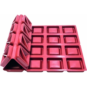 PLAQUE MAE PROFESSIONNEL 24 TARTES CARREES - GAMME SILMAE