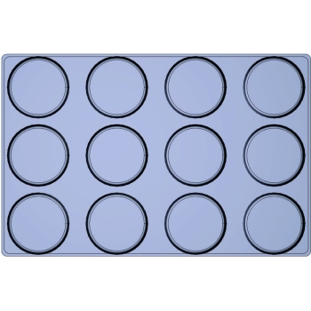 PLAQUE MAE PROFESSIONNEL 12 TATINS - GAMME SILMAE