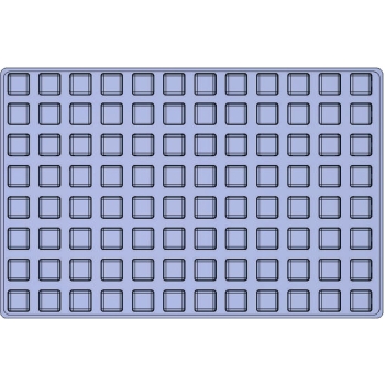 PLAQUE MAE PROFESSIONNEL 96 MINI CARRES - GAMME SILMAE