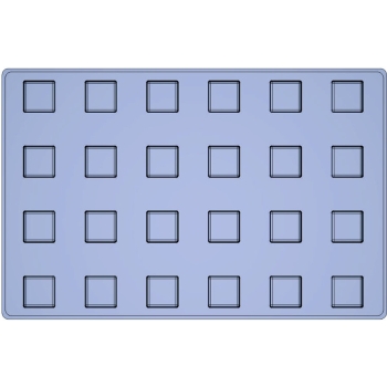 PLAQUE MAE PROFESSIONNEL 24 CUBES - GAMME SILMAE
