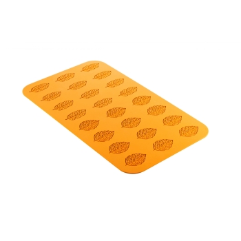 MOULE FLEXIBLE SILIKOMART PROFESSIONNEL 24 FEUILLES ''FORET'' - GAMME NATURAE