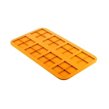 MOULE FLEXIBLE SILIKOMART PROFESSIONNEL 8 SERIES DE CARRES - GAMME NATURAE