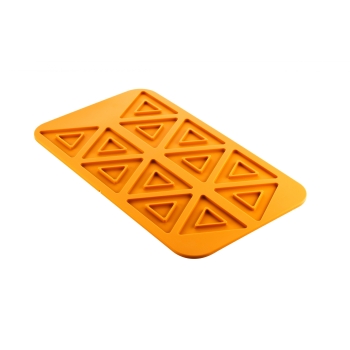 MOULE FLEXIBLE SILIKOMART PROFESSIONNEL 12 SERIES DE TRIANGLES - GAMME NATURAE