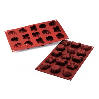 MOULE SILIKOMART PROFESSIONNEL SUJETS NATURE - GAMME SILICON FLEX