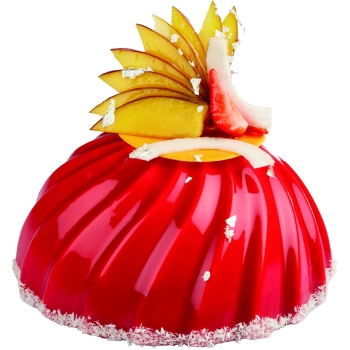 MOULE PAVONI PROFESSIONNEL Ø 180X90 MM - 1440 ML - GAMME PAVOCAKE