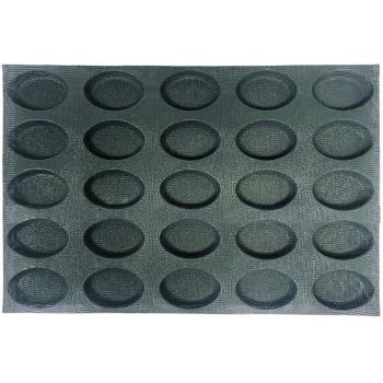 TOILE DE CUISSON MAE PROFESSIONNEL 25 MINI BURGERS OVALES - GAMME FIBERMAE