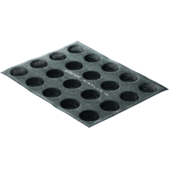 MOULE DE CUISSON  SILIKOMART PROFESSIONNEL AIR PLUS -  20 RONDS/TARTELETTES Ø 50X16(HT) MM