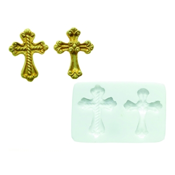 MOULE SILIKOMART PROFESSIONNEL CROIX - DIM MAX 36X48 MM - GAMME SUGARFLEX