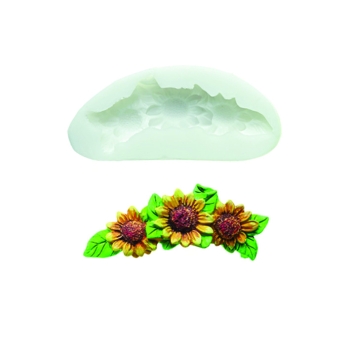 MOULE SILIKOMART PROFESSIONNEL TOURNESOL - DIM MAX 95X43 MMV - GAMME SUGARFLEX