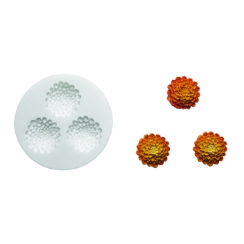 MOULE SILIKOMART PROFESSIONNEL FLEUR - DIM MAX Ø 26 MM - GAMME SUGARFLEX