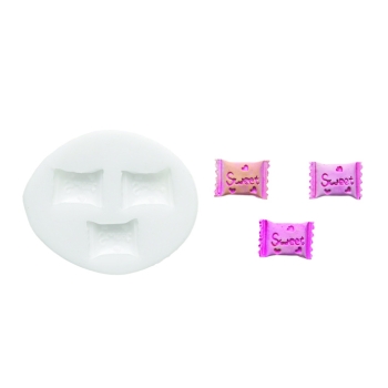 MOULE SILIKOMART PROFESSIONNEL BONBON - DIM MAX 16X12 MM - GAMME SUGARFLEX