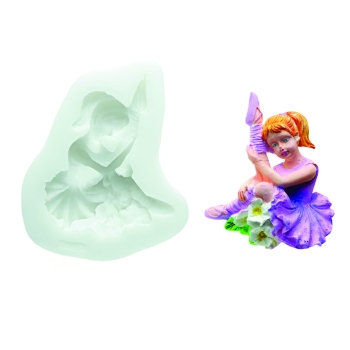 MOULE  SILIKOMART PROFESSIONNEL DANSEUSE - DIM MAX 80X62 MM - GAMME SUGARFLEX