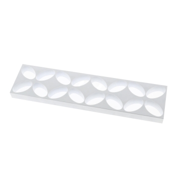MOULE PLASTIQUE RAPIDE MINI GATEAUX OVALES 50X30MM