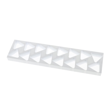 MOULE PLASTIQUE RAPIDE MINI GATEAUX TRIANGLE 45 MM
