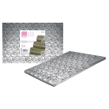 PLATEAU RECTANGLE POUR WEDDING CAKE - HAUTEUR 12 MM