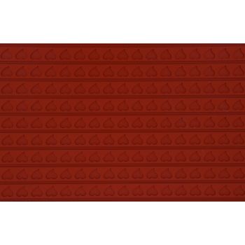 TAPIS RELIEF MOTIF "COEURS"