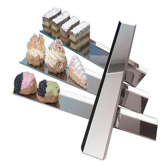 PLATEAU INOX POUR VITRINE