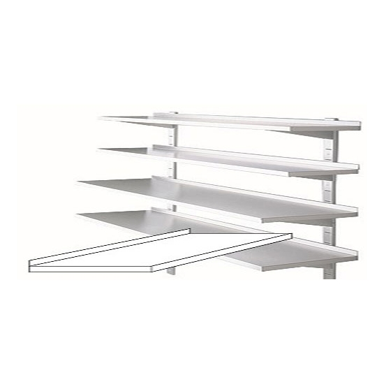 ETAGERE MURALE INOX