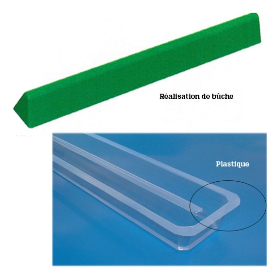 GOUTTIERE A BUCHE PLASTIQUE TRIANGLE