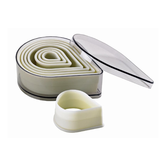 BOITE 8 DECOUPOIRS POLYGLASS LARMES LISSES