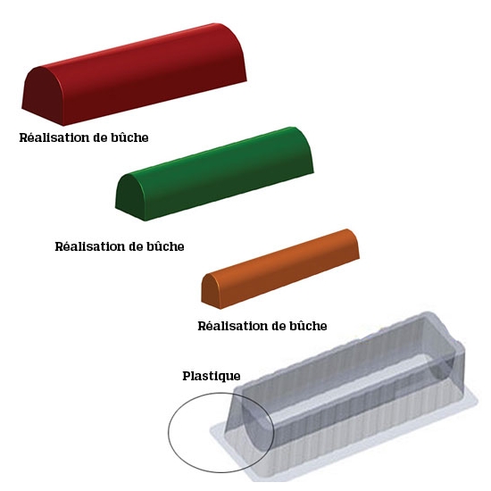 GOUTTIERE A BUCHETTE PLASTIQUE RONDE -