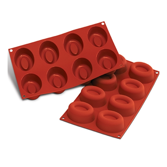 MOULE SAVARIN OVALE SILIKOMART PROFESSIONNEL - GAMME SILICON FLEX