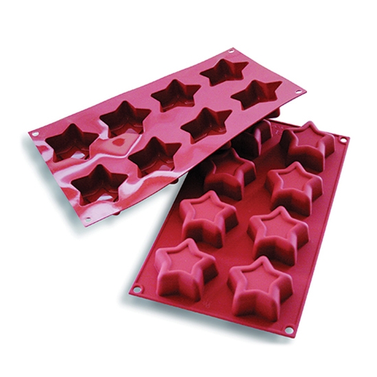 MOULE SILIKOMART PROFESSIONNEL ETOILES - GAMME SILICON FLEX