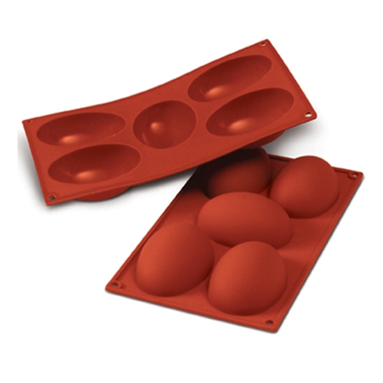 MOULE SILIKOMART PROFESSIONNEL DEMI-OEUFS - GAMME SILICON FLEX