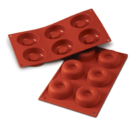 MOULE SAVARINS RONDS SILIKOMART PROFESSIONNEL - GAMME SILICON FLEX