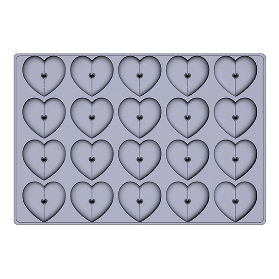 PLAQUE MAE PROFESSIONNEL 20 COEURS - GAMME SILMAE